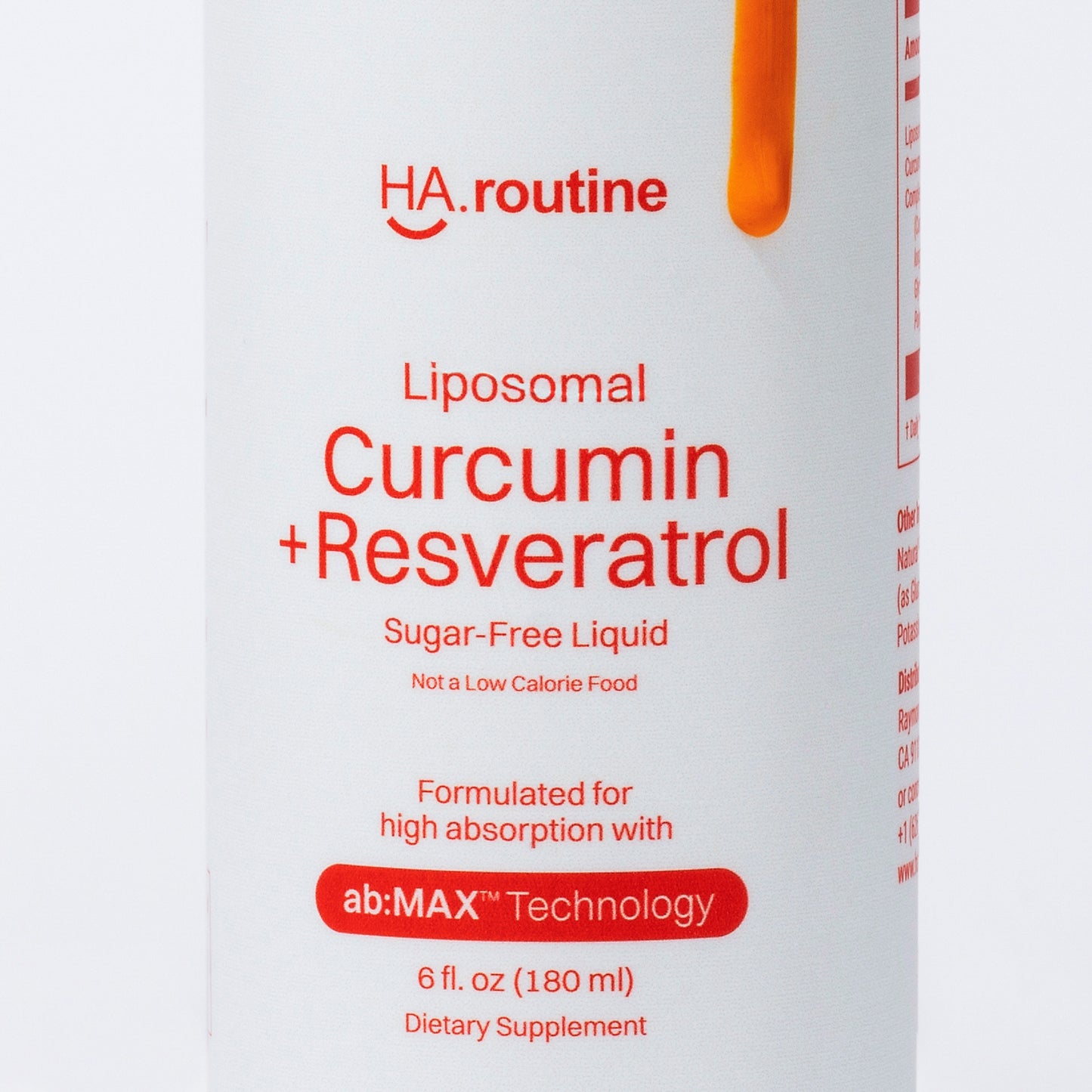 Liposomal Curcumin + Resveratrol Liquid