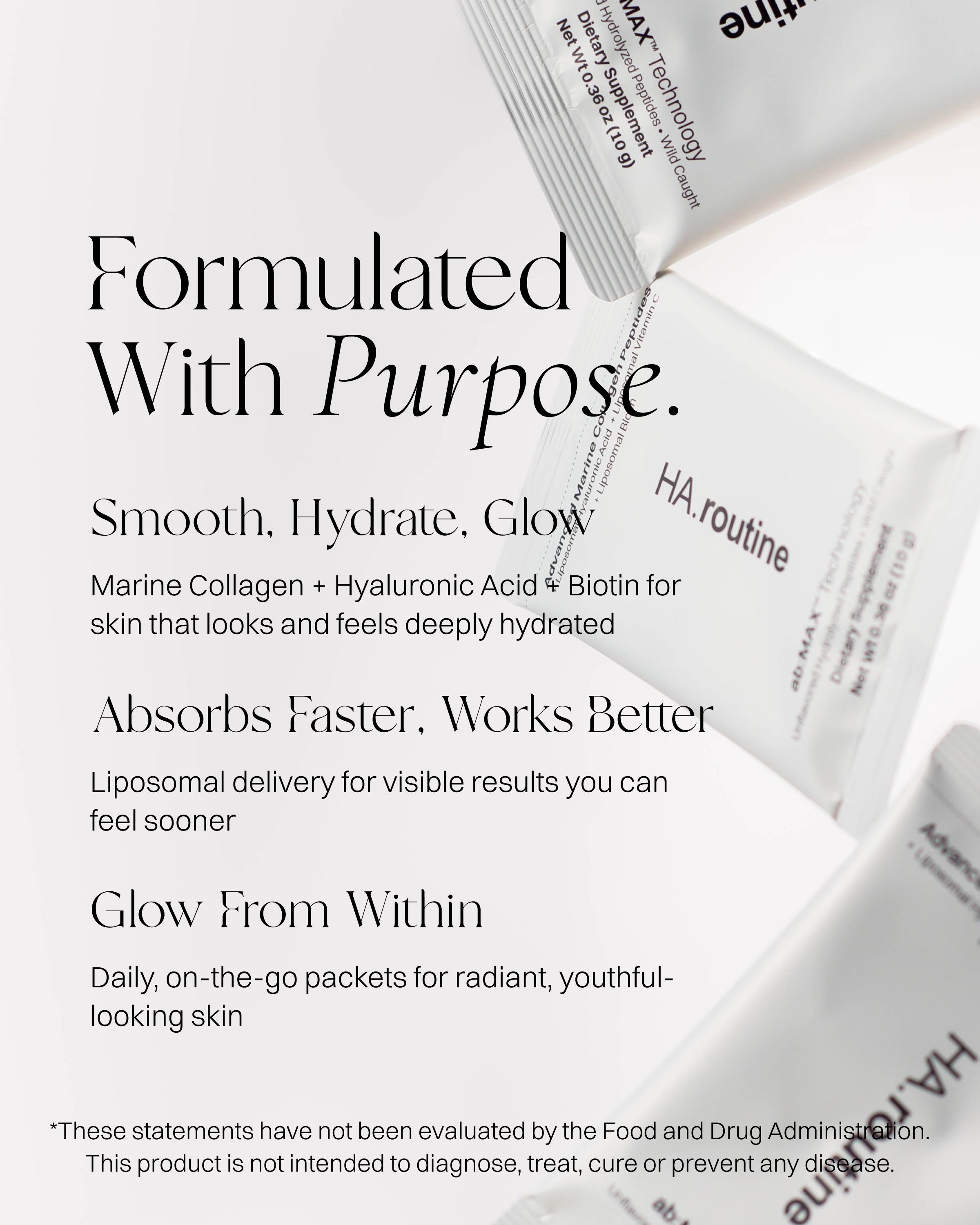 Advanced Marine Collagen Packets | Skin Hydration & Elasticity – Haroutine