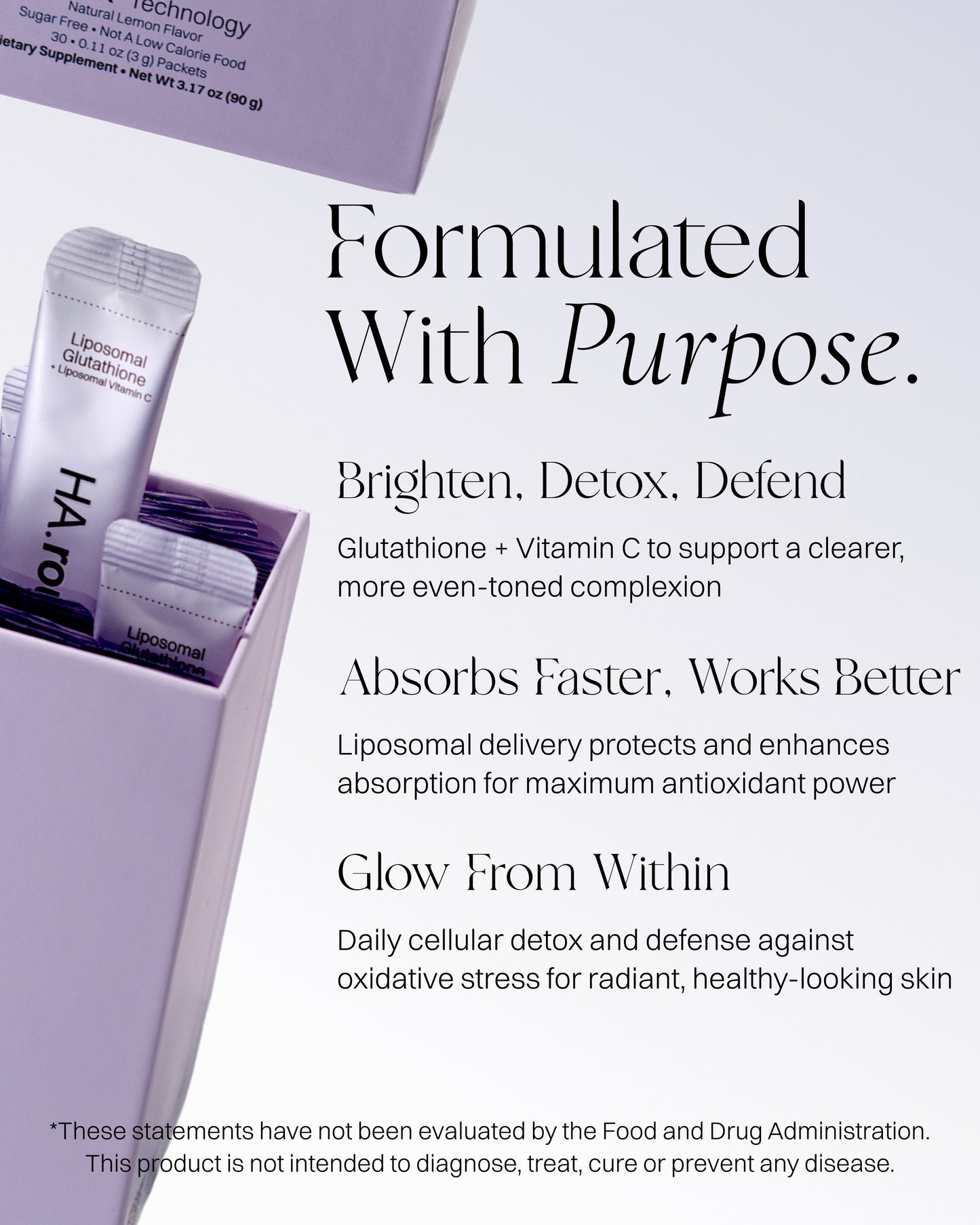 Liposomal Glutathione Powder Packets