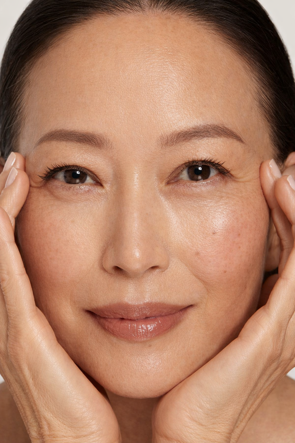 Editorial portrait of a woman in soft natural light