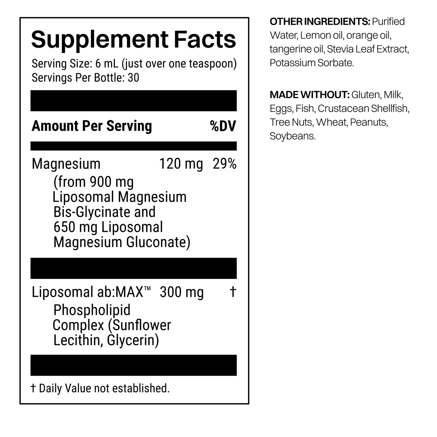 Liposomal Magnesium Liquid