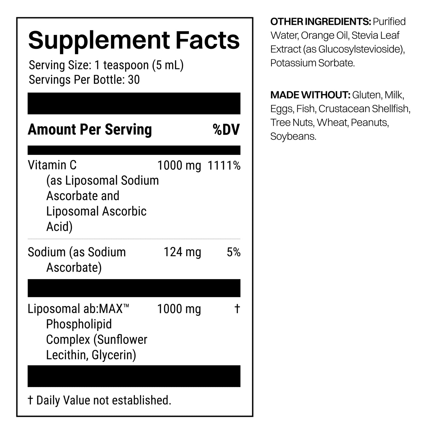 Liposomal Vitamin C Liquid