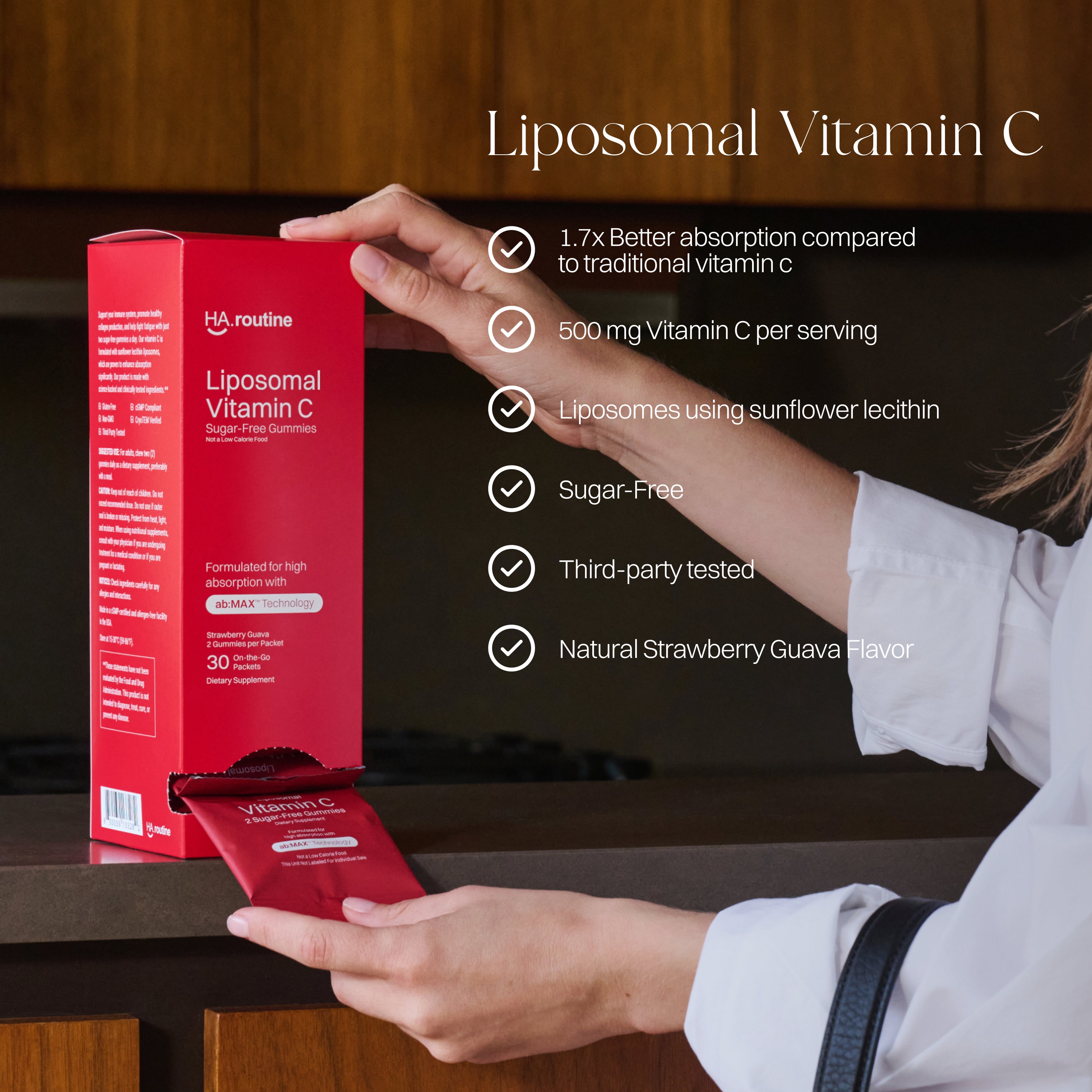 Sugar-Free Liposomal Vitamin C Gummies Travel – Haroutine