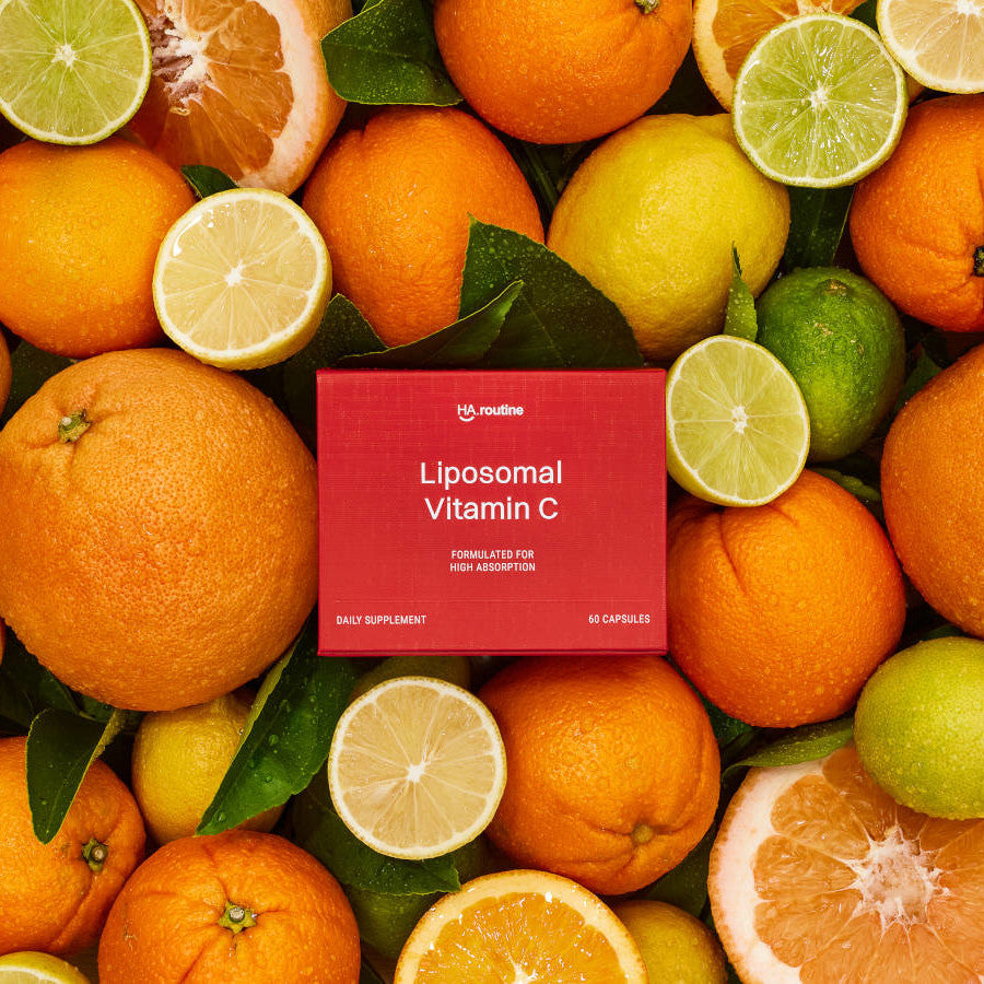 haroutine liposomal vitamin c capsules with citrus fruits